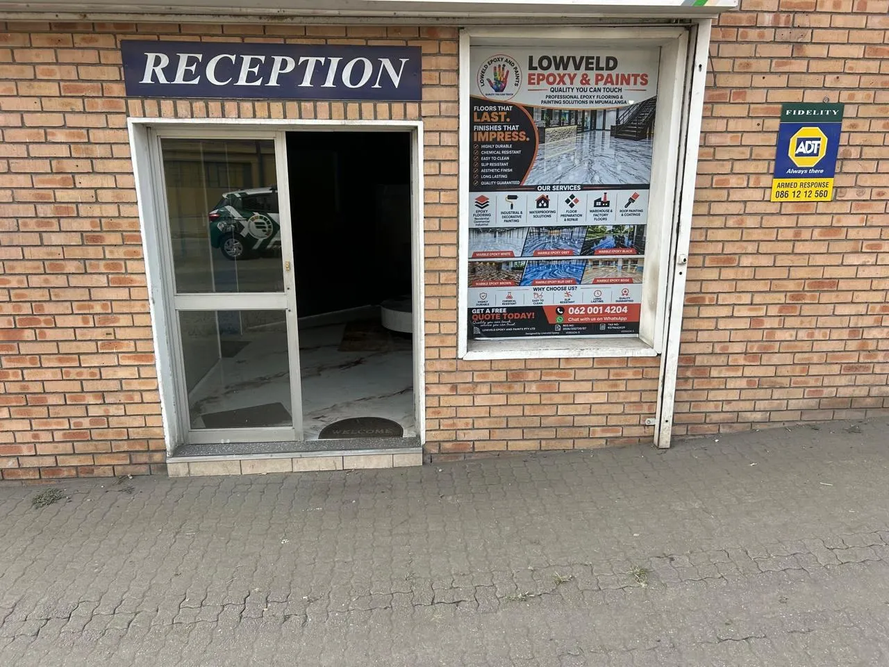 The Lowveld Epoxy & Paints shop front